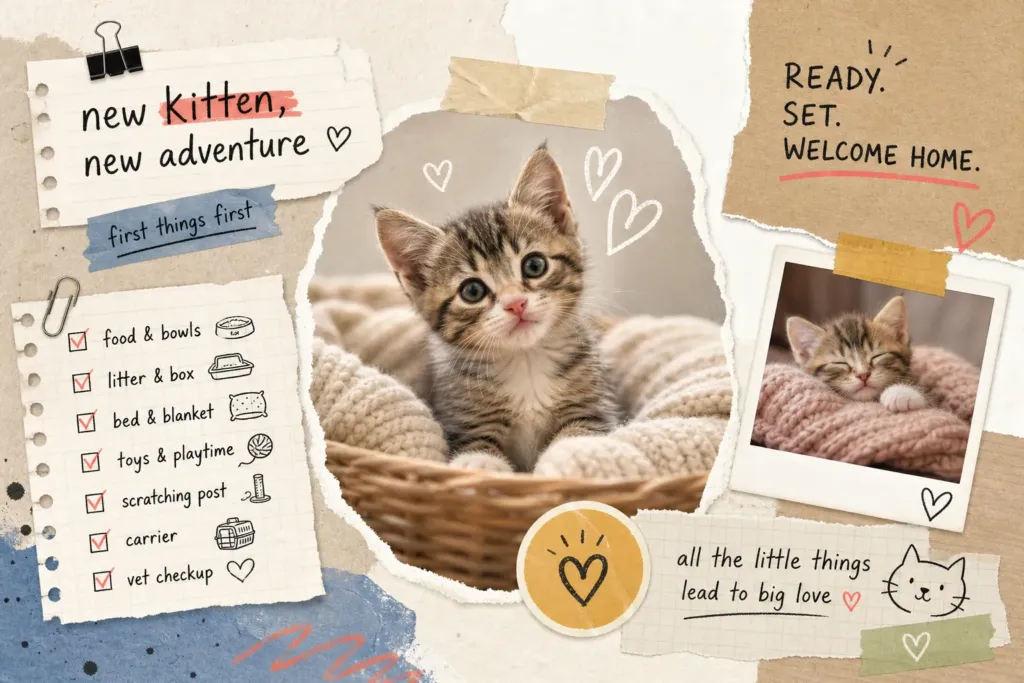 The new kitten checklist every first-time owner needs