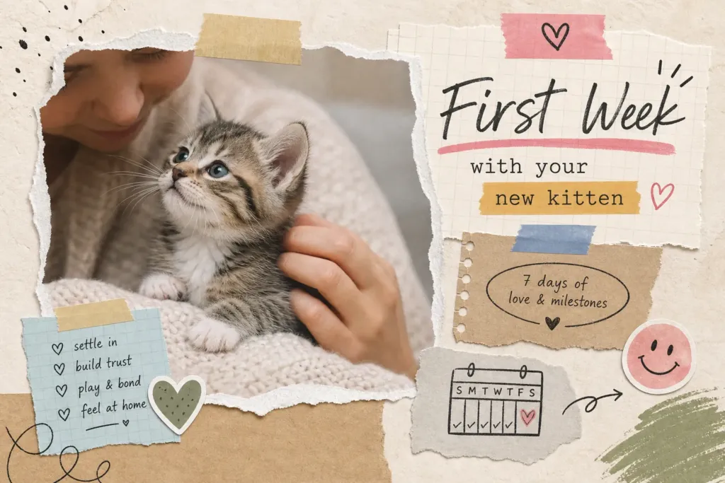 Your First Week with a New Kitten: A Day-by-Day Guide
