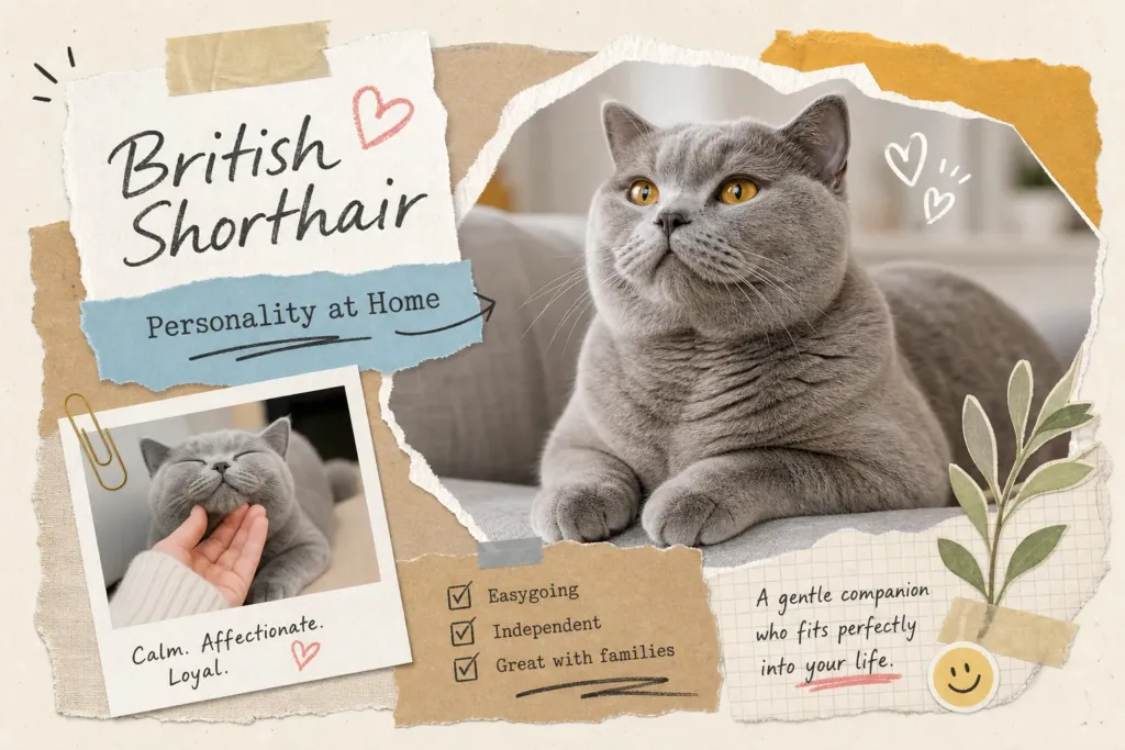 British Shorthair Personality: What to Expect at Home