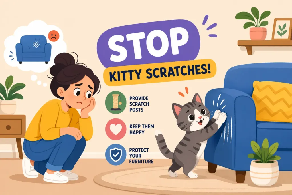 Stop Kittens Scratching Furniture: Easy Solutions That Work