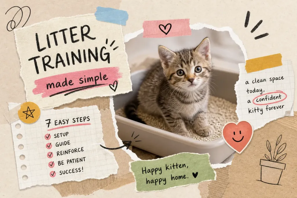 Litter Train Your Kitten: 7 Steps From Setup to Success
