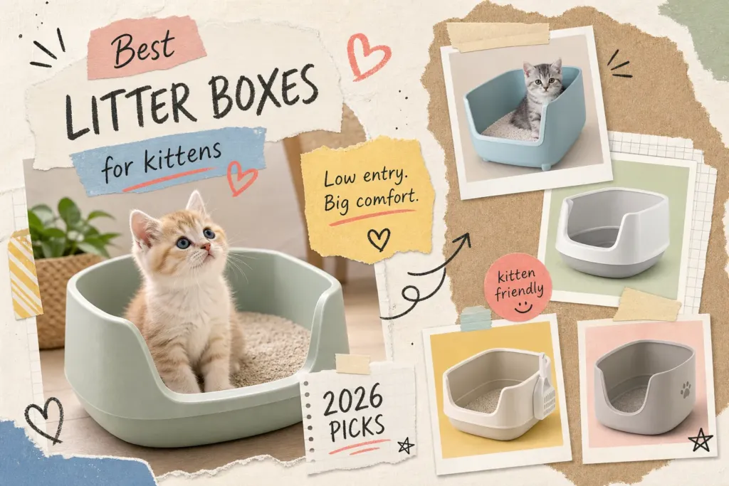Best Litter Boxes for Kittens — Low-Entry Picks 2026